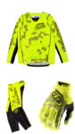Troy Lee Designs Youth GP Pro Jersey Blotted Flo Yellow Kit