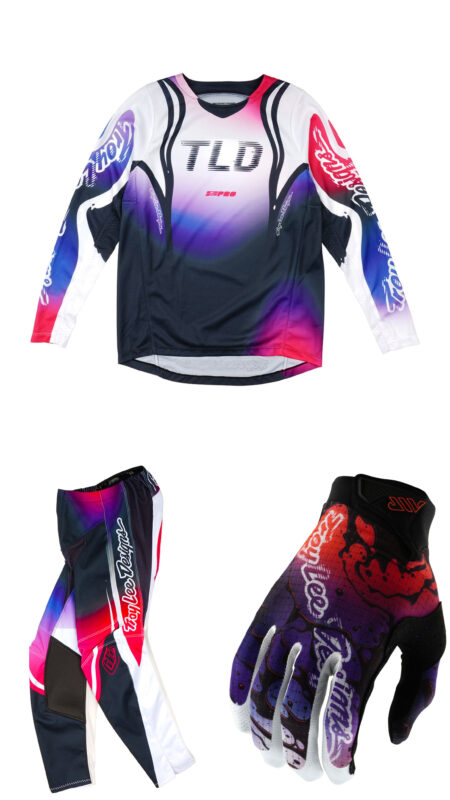 Troy Lee Designs Youth GP Pro Jersey Drip Black / Purple Kit