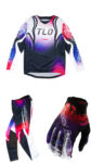 Troy Lee Designs Youth GP Pro Jersey Drip Black / Purple Kit